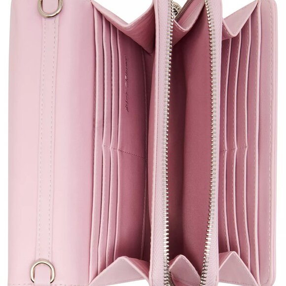 Betsey Johnson Kitsch Candy Hearts Wallet On Chain Pink Pink NWT - Picture 9 of 12